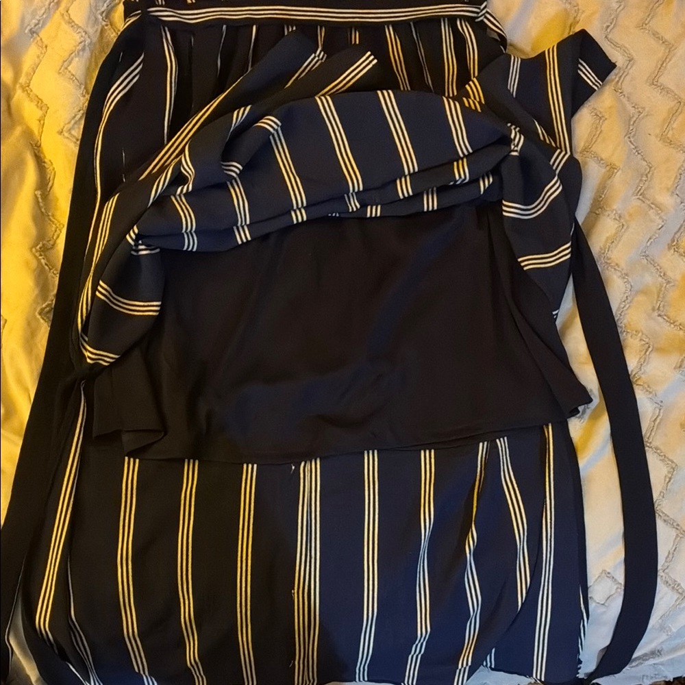 Monteau Striped Button-Up Shirt Dress - Picture 11 of 11